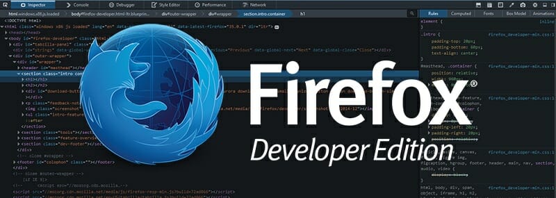 Blog image Firefox Developer Edition – A Browser Designed for Web Developers